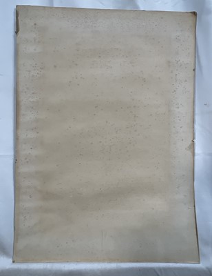 Lot 108 - F. Peters, pencil drawing heightened with white - Arctic scene with ships, signed and dated 1881.28.5 x 28.5cm, unframed
