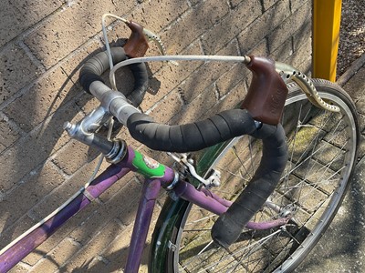 Lot 2703 - Vintage Hercules racing type bicycle