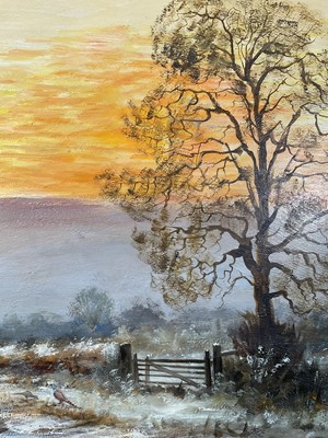 Lot 37 - Bill Burton (W.F. Burton, 1907-1995) oil on board - 'A Crisp Morning', signed, 49cm x 75cm, framed