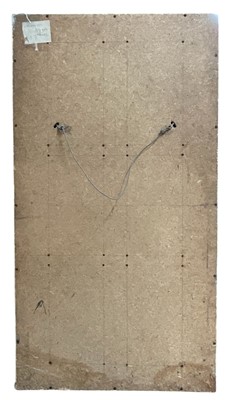 Lot 30 - Rita Moiret (1912-1994) enamel composition, abstract, comprised of 6 panels on board, signed, 107cm x 51cm, 122cm x 66cm overall