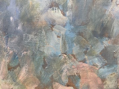 Lot 84 - Annelise Firth (b.1961) oil on canvas - Poppy Field, signed and dated 2021 verso, 50cm x 60cm, unframed