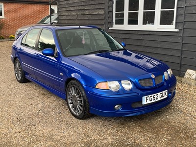 Lot 75 - 2002 MG ZS 180 2.5 V6 petrol, manual, hatchback, reg. no. FG52 GUK