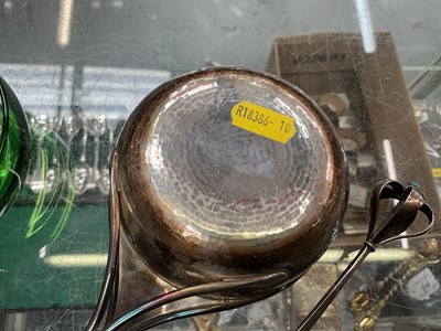 Lot 278 - Contemporary silver Guild of Handicraft silver porringer and spoon in the Arts & Crafts style