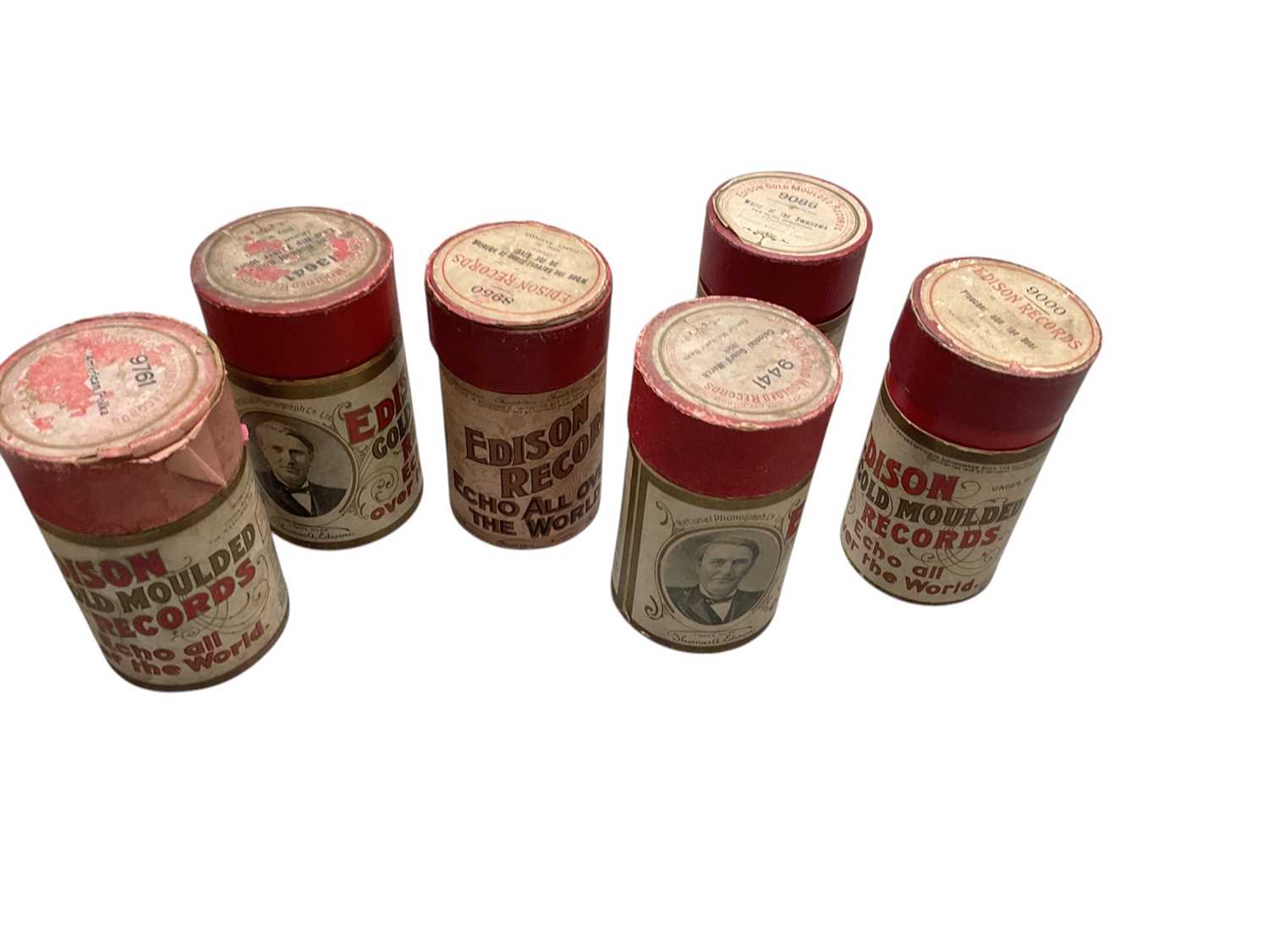 Lot 942 - Group of Edison wax cylinders