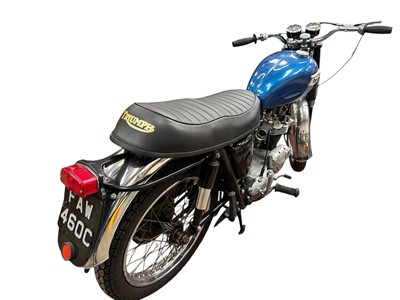 Lot 84 - 1965 Triumph Bonneville 649cc motorcycle, reg. no. FAW 460C