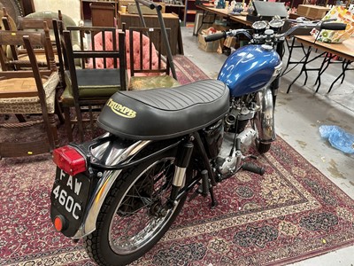 Lot 84 - 1965 Triumph Bonneville 649cc motorcycle, reg. no. FAW 460C