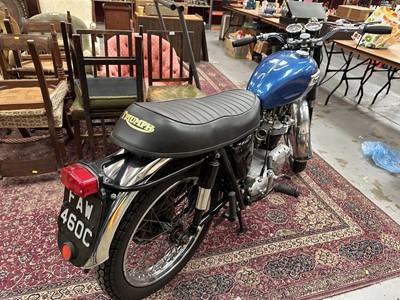 Lot 84 - 1965 Triumph Bonneville 649cc motorcycle, reg. no. FAW 460C