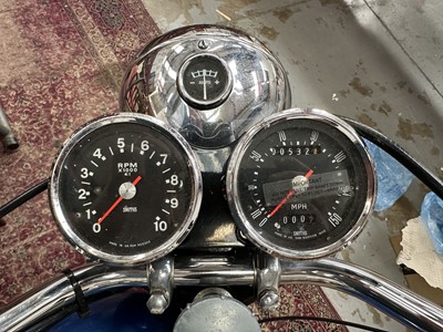 Lot 84 - 1965 Triumph Bonneville 649cc motorcycle, reg. no. FAW 460C