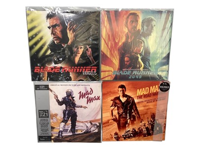 Lot 2206 - Selection of Sci Fi LP Records Movie Sound Tracks including Blade Runner, Mad Max, Alien, The Hitchhikers Gude to the Galaxy, Guardians of the Galaxy, Interstellar, The Matrix, Batman v Superman...