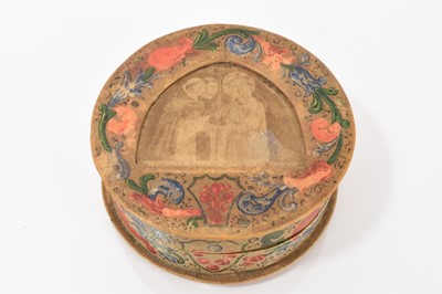 Lot 522 - 19th century Italian carved shell cameo depicting Hebe, Greek goddess of youth feeding an eagle, in a gilt metal revolving brooch mount with glazed portrait to the reverse