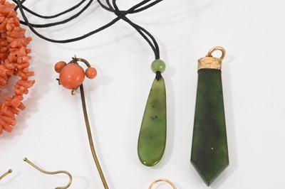 Lot 535 - Group of antique and later jewellery