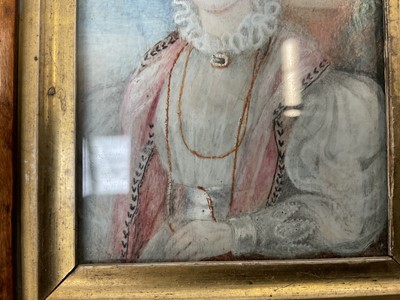 Lot 985 - Good group of six 19th century portraits of ladies on ivory