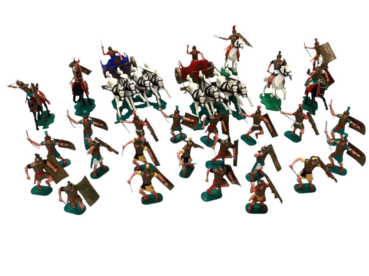 Lot 1878 - Timpo Romans (Chariots, Mounted & Foot), Knights & Crusaders (Mounted & Foot) (qty)