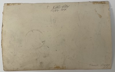 Lot 57 - Two early 19th century pencil sketches of horses on paper, both inscribed, unframed