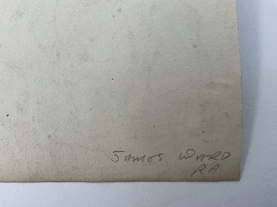Lot 57 - Two early 19th century pencil sketches of horses on paper, both inscribed, unframed