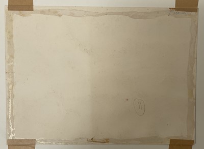 Lot 55 - English School, late 19th/early 20th century watercolour landscape, inscribed 'Palmer' verso,22 x 30cm, with mount unframed