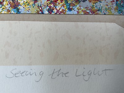 Lot 73 - Jeffery Edwards (b.1945) limited edition silkscreen print - Seeing the Light, signed titled and numbered 1/30 in pencil, 25cm x 38cm, unframed