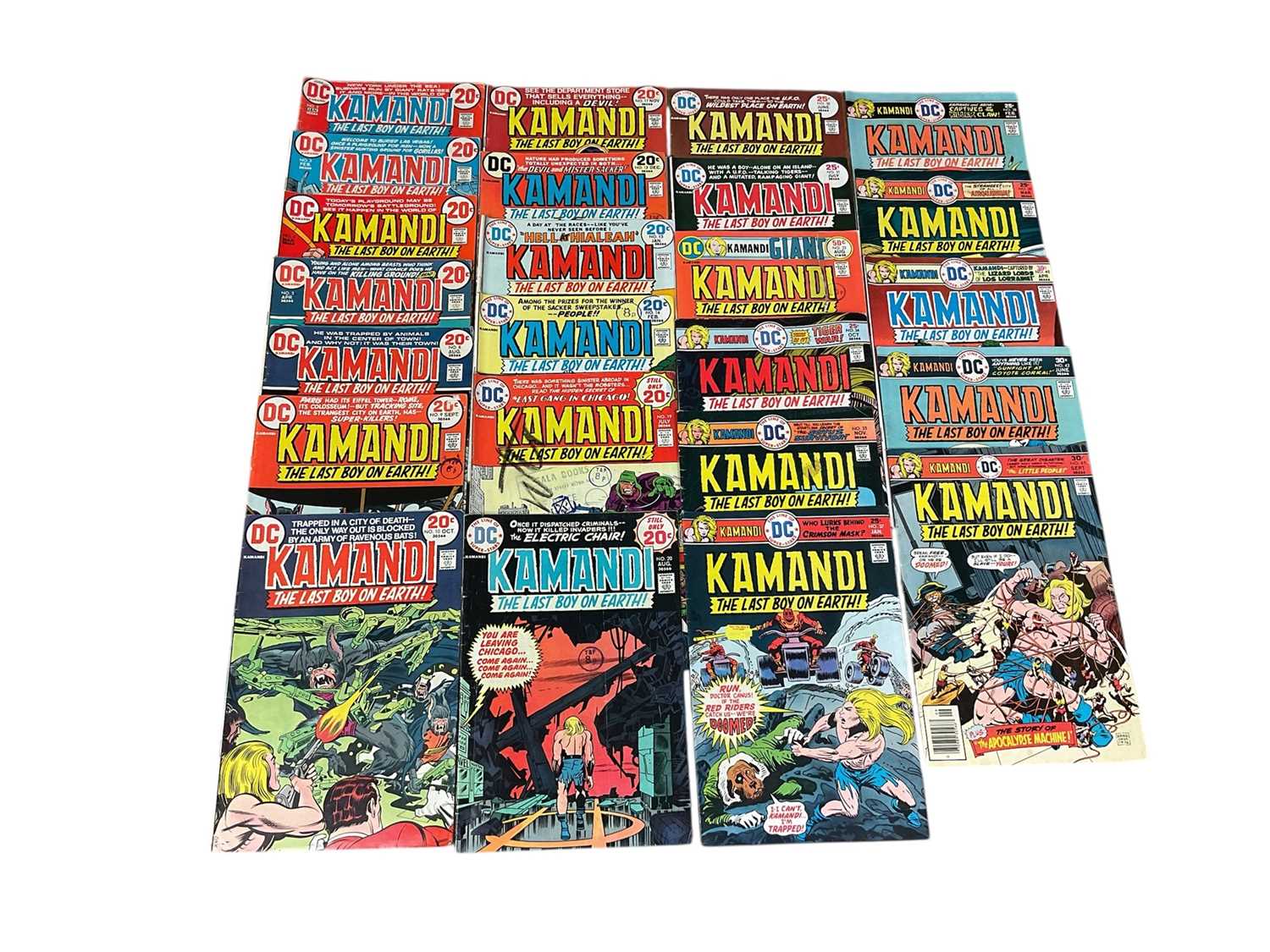 Lot 10 - Quantity of DC Comics Kamandi (1970's) #2-5 #8-14 #19 #20 #30-32 #34 #35 #37-40 #42 #45