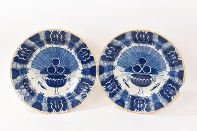 Lot 83 - Three Delft plates