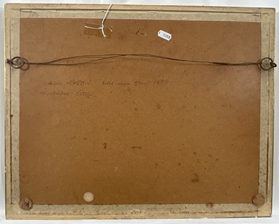 Lot 97 - Adolph Ragon, late 19th century watercolour - 'Wyvenhoe" (Wivenhoe), signed, dated 1889 and inscribed, in glazed gilt frame
