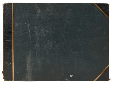 Lot 964 - Edward Hugh Neat - Travel album - China Volume 1898-1902, whilst on the vessel 'H.M.S. Daphne', with pencil and watercolour sketches, photographs of Shanghai, Wei Hai Wei, Nanking and other subj...
