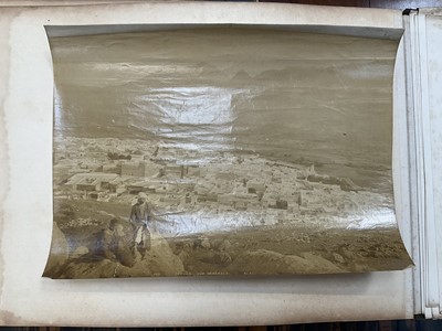 Lot 964 - Edward Hugh Neat - Travel album - China Volume 1898-1902, whilst on the vessel 'H.M.S. Daphne', with pencil and watercolour sketches, photographs of Shanghai, Wei Hai Wei, Nanking and other subj...