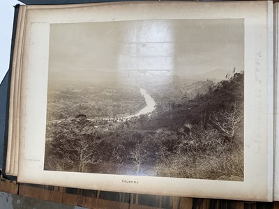 Lot 964 - Edward Hugh Neat - Travel album - China Volume 1898-1902, whilst on the vessel 'H.M.S. Daphne', with pencil and watercolour sketches, photographs of Shanghai, Wei Hai Wei, Nanking and other subj...