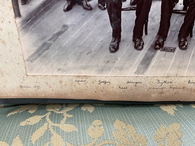 Lot 964 - Edward Hugh Neat - Travel album - China Volume 1898-1902, whilst on the vessel 'H.M.S. Daphne', with pencil and watercolour sketches, photographs of Shanghai, Wei Hai Wei, Nanking and other subj...