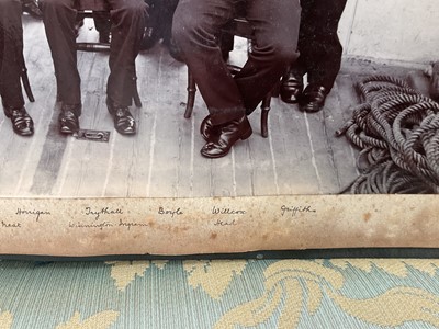 Lot 964 - Edward Hugh Neat - Travel album - China Volume 1898-1902, whilst on the vessel 'H.M.S. Daphne', with pencil and watercolour sketches, photographs of Shanghai, Wei Hai Wei, Nanking and other subj...