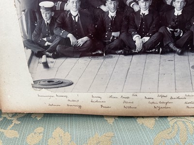 Lot 964 - Edward Hugh Neat - Travel album - China Volume 1898-1902, whilst on the vessel 'H.M.S. Daphne', with pencil and watercolour sketches, photographs of Shanghai, Wei Hai Wei, Nanking and other subj...