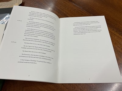 Lot 118 - H.R.H. The Duke of Edinburgh ,A Short Service of Prayer and Reflection following his death held at The Private Chapel, Windsor Castle and Ceremonial for the Funeral of H.M.Queen Elizabeth The Que...