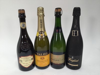 Lot 57 - Twelve bottles, Champagne and other sparkling including Fortnum's