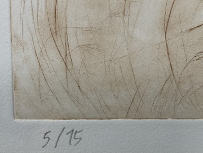 Lot 9 - March Hares, signed limited edition print, framed and glazed