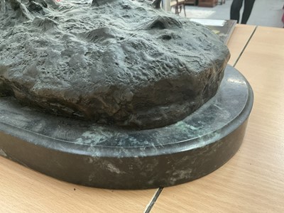 Lot 673 - After Frederick Sackrider Remington, Bronze, Bucking Bronco