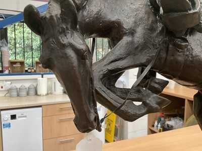 Lot 673 - After Frederick Sackrider Remington, Bronze, Bucking Bronco