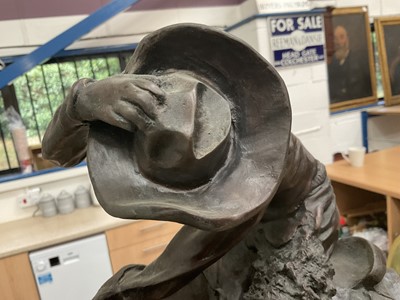 Lot 673 - After Frederick Sackrider Remington, Bronze, Bucking Bronco