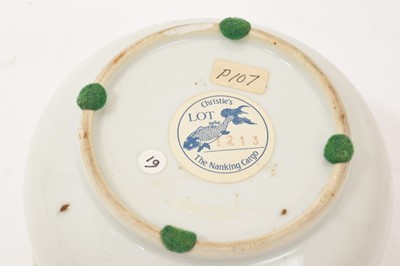 Lot 684 - Nanking cargo white glazed chamber or vomit pot