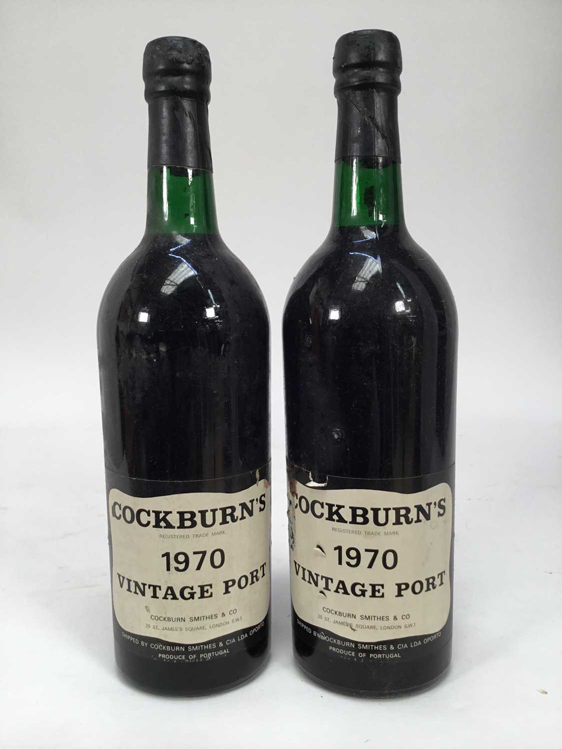 Lot 78 - Two bottles, Cockburn's 1970 vintage port