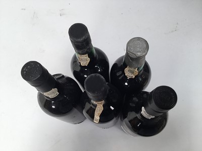 Lot 84 - Five bottles, port, Corney & Barrow 10 year old tawny port (x2), Croft 1982, Noval LB port and Fonseca 1966