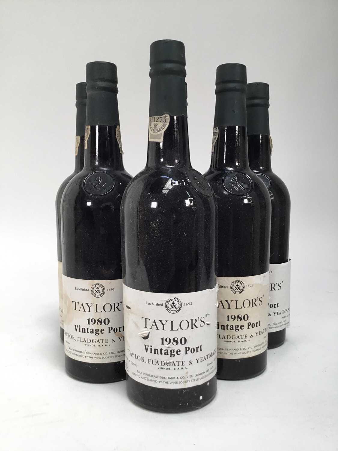 Lot 87 - Six bottles, Taylor's1980 vintage port