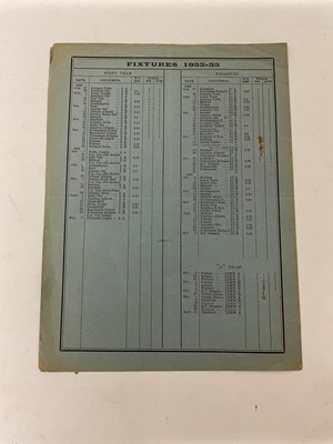 Lot 93 - West Ham v Fulham December 27th 1932 Football League Division II