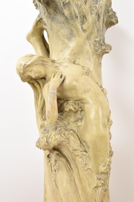 Lot 12 - Very large Art Nouveau vase by Goldscheider