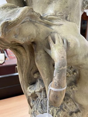 Lot 12 - Very large Art Nouveau vase by Goldscheider