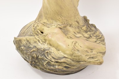 Lot 12 - Very large Art Nouveau vase by Goldscheider