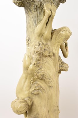 Lot 12 - Very large Art Nouveau vase by Goldscheider