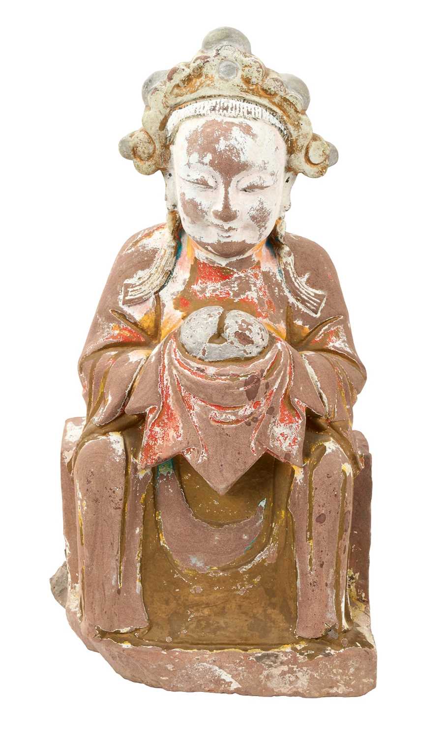 Lot 675 - Large Chinese funerary figure