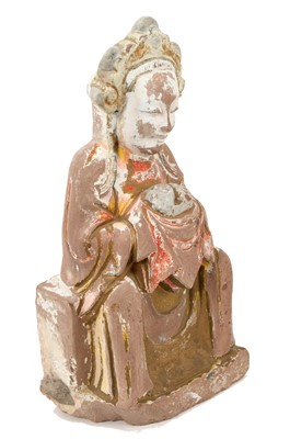 Lot 675 - Large Chinese funerary figure