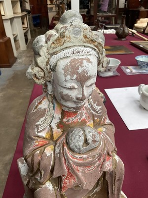 Lot 675 - Large Chinese funerary figure