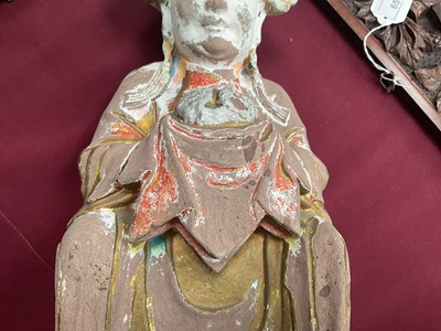 Lot 675 - Large Chinese funerary figure