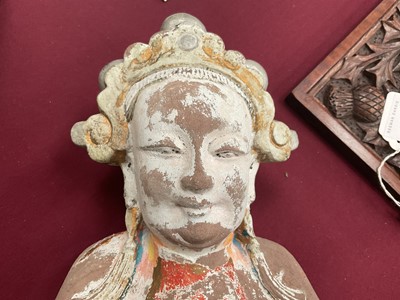 Lot 675 - Large Chinese funerary figure